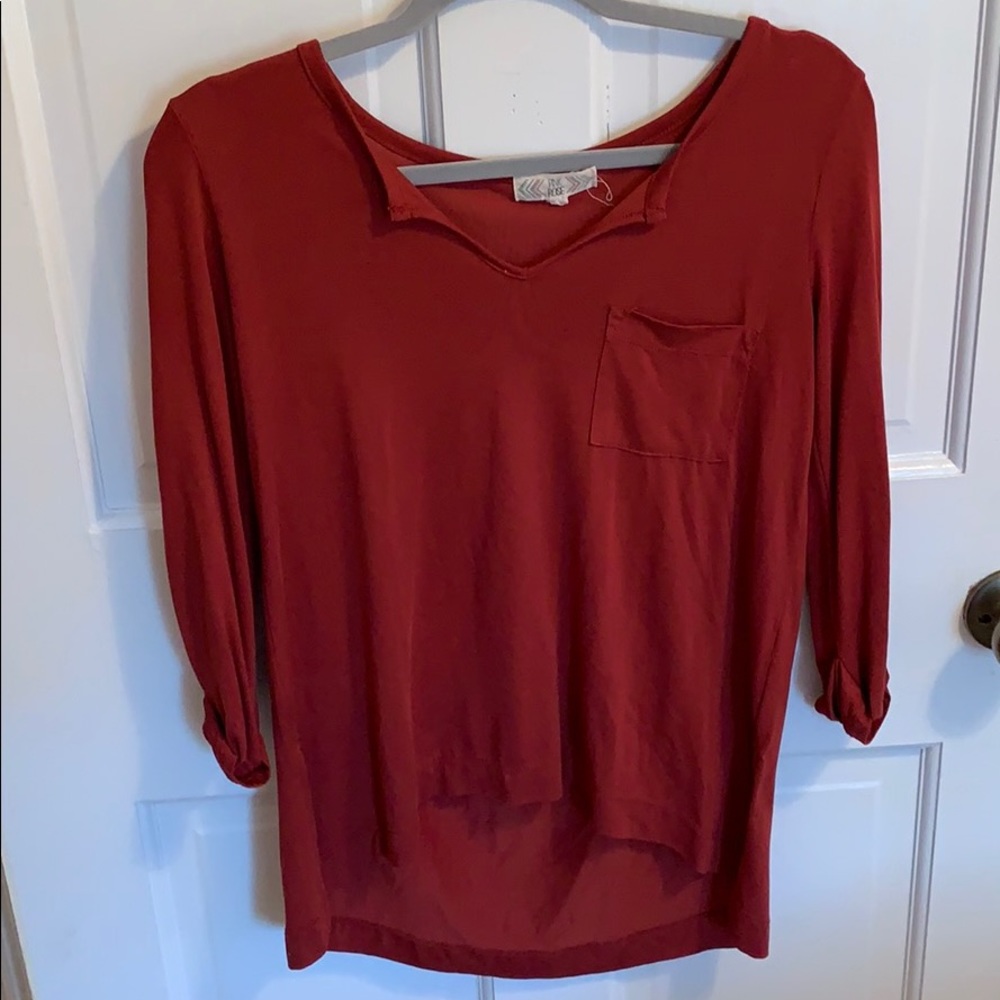 quarter sleeve top